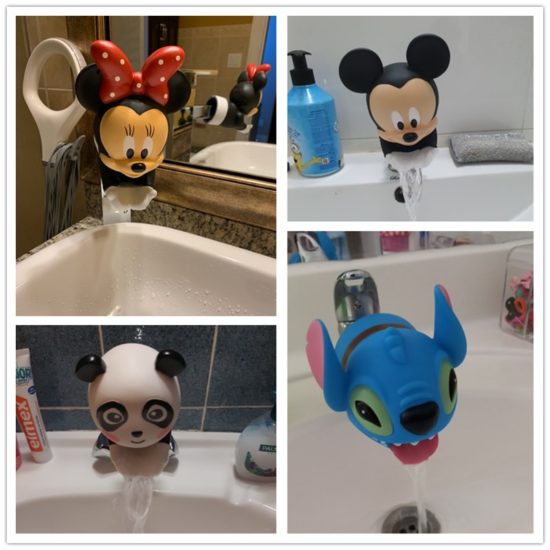 Handle Baby Bathroom Faucet Children Washing Hands Disney Mickey Minnie Kids - Image 3