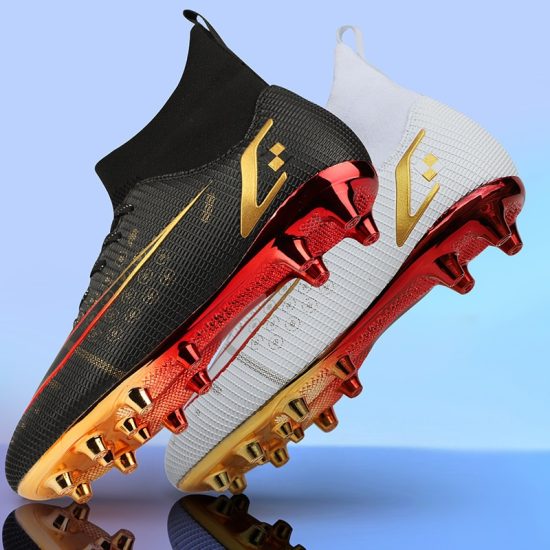 Cristiano Ronaldo football boots American AG/TF non-slip sports shoes ultralight ankle - Image 2