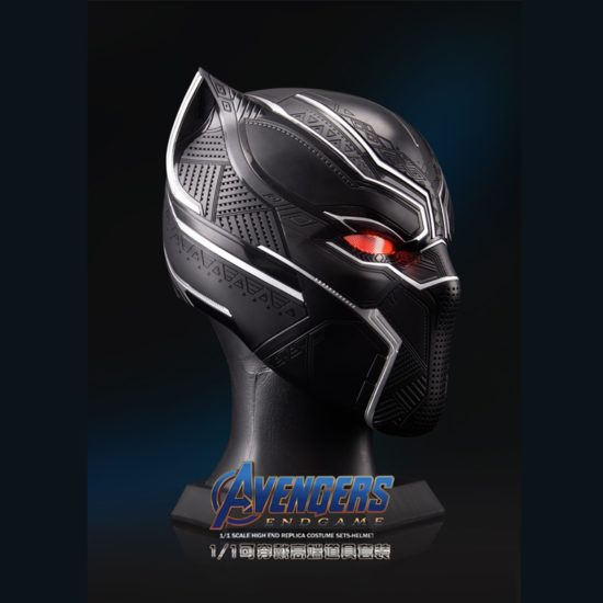 Panther Collectible Helmet with/ Eye Lights Touch Control System Wearable - Image 3
