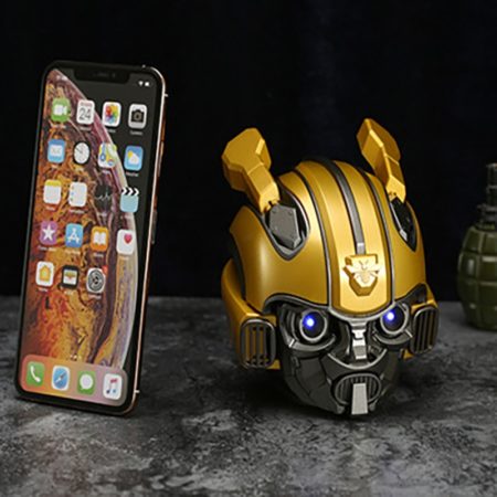 Transformers Bumblebee Helmet Wireless Speaker With Fm Radio Support Usb Mp3 TF for Kids