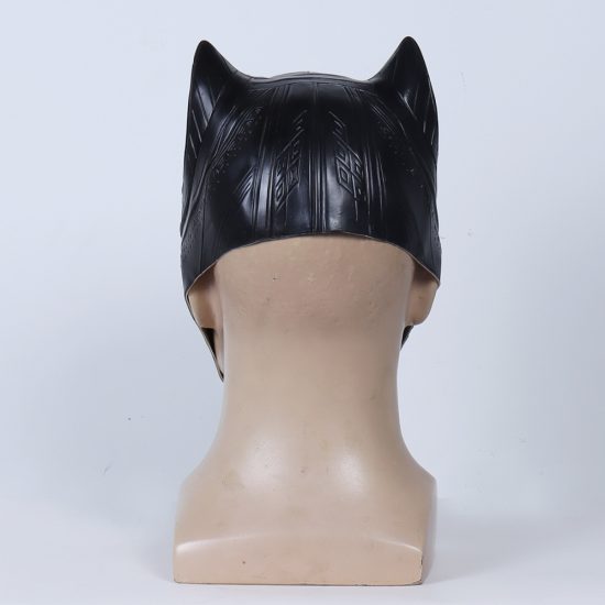 Marvel The Avengers Black Panther Latex Mask Cosplay Props Party Black Panther Face Helmet - Image 2