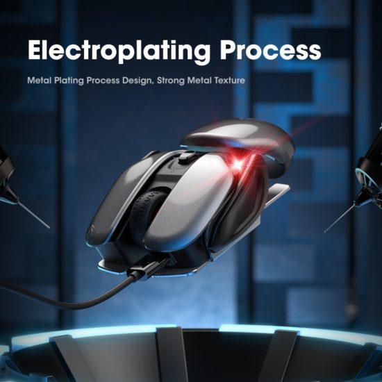 Ergonomic Wireless Gaming Mouse 4 Button 1600 DPI Mice Crayfish Shape Mute Mouse - Image 4