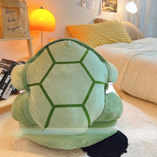 ⁦Turtle Bag Lazy Sofa Pet Child Cushion Pear Chair Relax Seat for Adults⁩ - الصورة ⁦2⁩