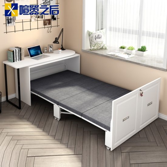 Nap Office Lunch Break Folding Bed Single Bed Desk Invisible Bed - Image 2