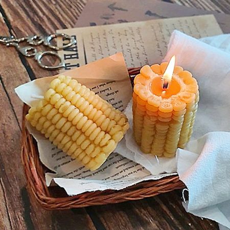 Corn Silicon Candle Mold 3d DIY Handmade Soap Mould Candle Molds for Candle Making