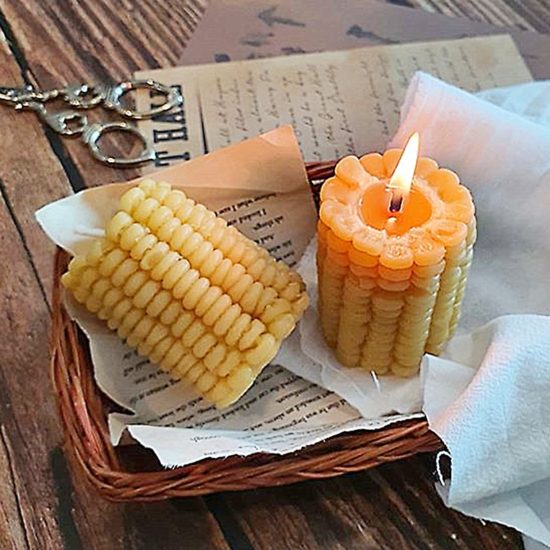 Corn Silicon Candle Mold 3d DIY Handmade Soap Mould Candle Molds for Candle Making