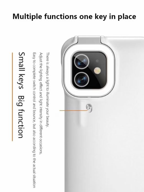 Phone Case Ring Light LED Selfie for iPhone Shockproof Back Cover - Image 4