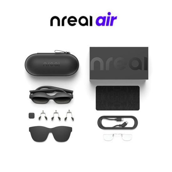 Air Smart AR Glasses Portable 130-Inches Space Giant Screen 4K+ Display Viewing Mobile Computer 3D Private Cinema