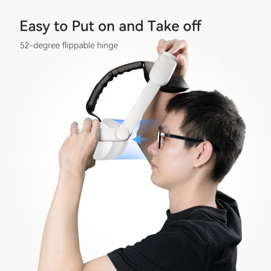 Oculus Quest 2 Comfort Adjustable Head Strap Increase Supporting Improve Comfort-Virtual For VR Accessories - Image 2