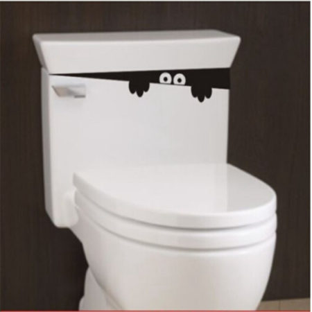 Funny Peek Monster Toilet Seat Bathroom Wall Car Decal Sticker 1pc Toilet Sticker WC