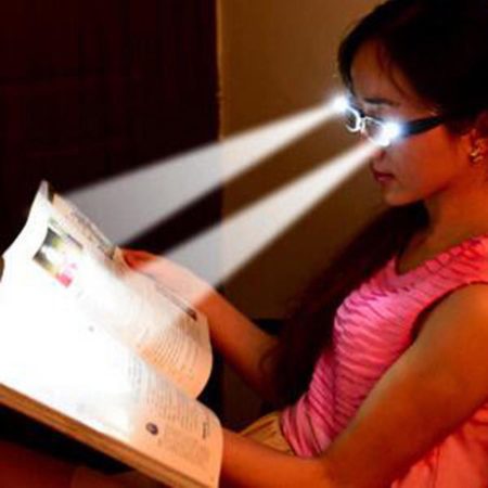 Reading Glasses Multi Strength LED Unisex Spectacle Diopter Magnifier Light Up Night