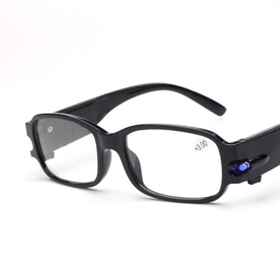 Reading Glasses Multi Strength LED Unisex Spectacle Diopter Magnifier Light Up Night - Image 2