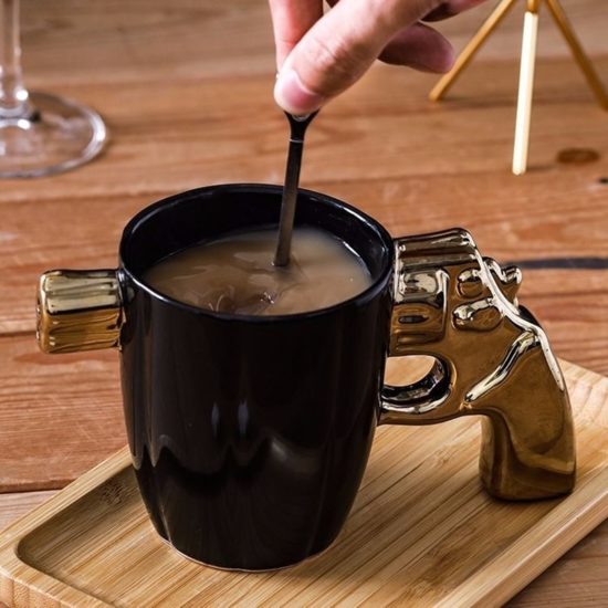 Creative Fashion Personality Mugs Model Pistol Cup Landmines Modeling Cup Coffee Mug Milk Mug Valentine's Day Funny Gifts - Image 3