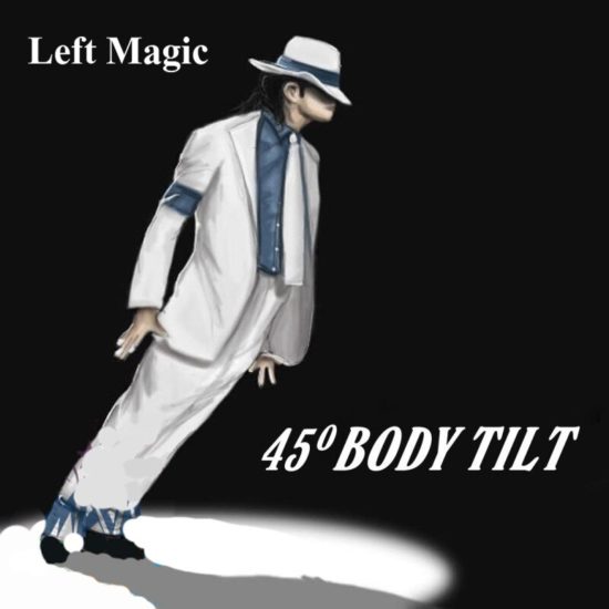 Michael Jackson Trick (Prepare Shoes By Yourself) Magic Tricks Stage Magic Props Body Tilt 45