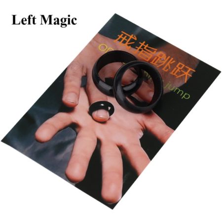 Magicians Ring Transfer Jumps From Finger to Finger Magic Tricks Street Illusions