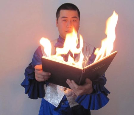 Dove from Fire Book Fire Magic Stage Magic Tricks professional magician magia illusion
