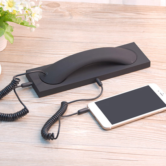 Landline Phone Receiver Handset Smartphone Universal Call Headset 3.5mm Telephone Microphone