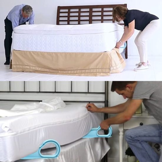 Organizer Mattress Lift Tool Ergonomic Mattress 1PC Wedge Mattress Bed Moving Alleviate Back Pain - Image 4