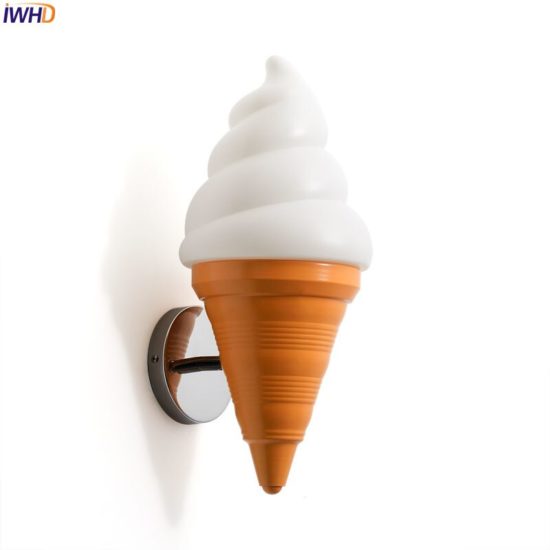Ice Cream Wall Lamp LED Light  Anime Children Room Bar Sconce Fixtures Arandelas Lampara Pared - Image 3