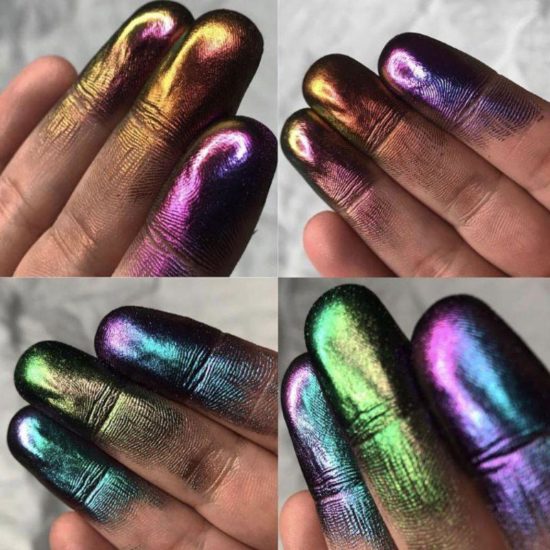 Mirror Powder Chameleons Epoxy Glitter Magic Pigment Pearlescent Discolored Resin Colorant Jewelry Dye Tools