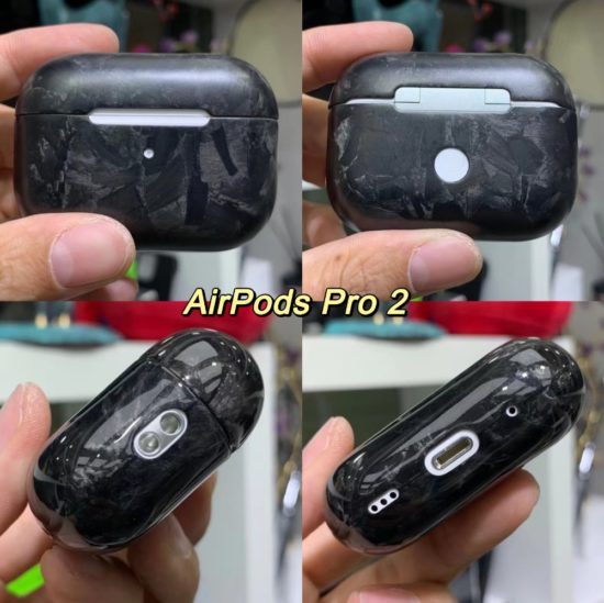 AirPods Pro2 Real Carbon Fiber Case Ultra-thin Cover Wireless Headphone Shockproof for AirPods-3 Accessories - Image 2