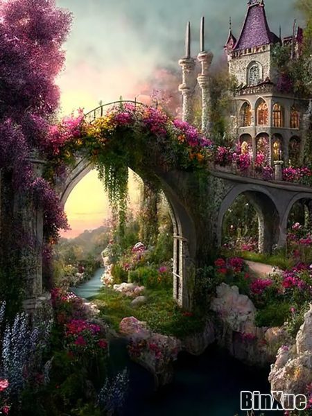 Castle From painting Diamond Candle Handmade DIY Home Decor Gift