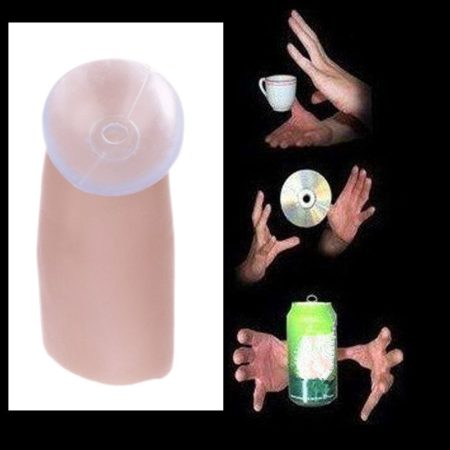 Finger Thumb Tip Rubber Invisible Props New Magic Trick Toy Gadget Magic Toy