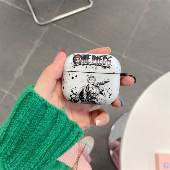 Anime One Piece Earphone Case for Apple AirPods Pro Figures Protective Shell Earphones Cover Toys Gift