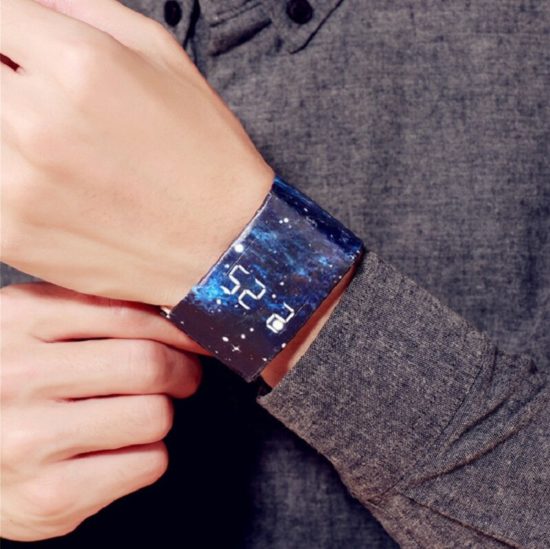 Paper Watch Waterproof Wristband LED Clock Watch Creative Digital Paper Strap Watches Sport