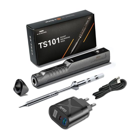 Soldering Iron Electric 65W with movement detect Temperature Adjustable Programming New Upgrade With PD Plug Kit
