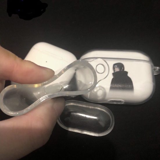 Naruto Uchiha Itachi Obito Airpods Headset Transparent Case Generation Frosted Soft Case - Image 2
