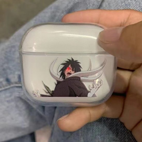 Naruto Uchiha Itachi Obito Airpods Headset Transparent Case Generation Frosted Soft Case - Image 3