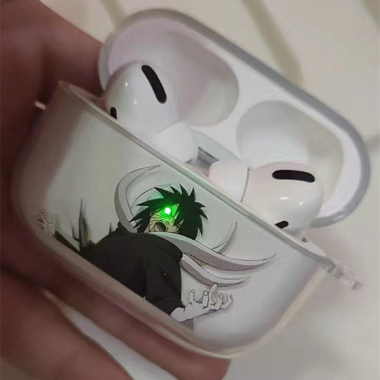 Naruto Uchiha Itachi Obito Airpods Headset Transparent Case Generation Frosted Soft Case