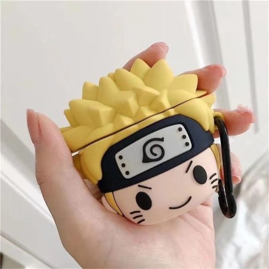 ⁦Naruto Anime Earphone Set Silicone Hard case for AirPods Pro Cover⁩ - الصورة ⁦3⁩