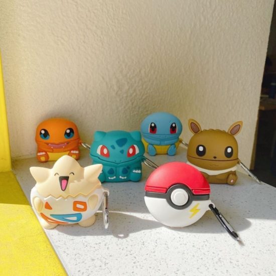 Pokémon AirPods Case 3D Soft Silicone Cover Earphone Accessories