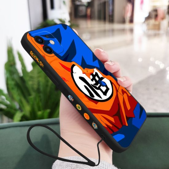 Dragon Ball Son Goku Phone Case For iPhone Liquid Silicone Cover