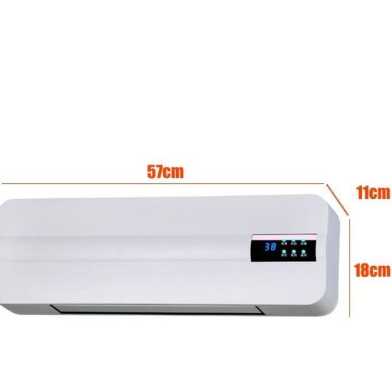 ⁦Electric Air Heater Fan Wall-mounted Wall Hanging WarmCool Wind Blower Warmer Room Ceramic Thermal Heating Stove Radiator⁩ - الصورة ⁦4⁩