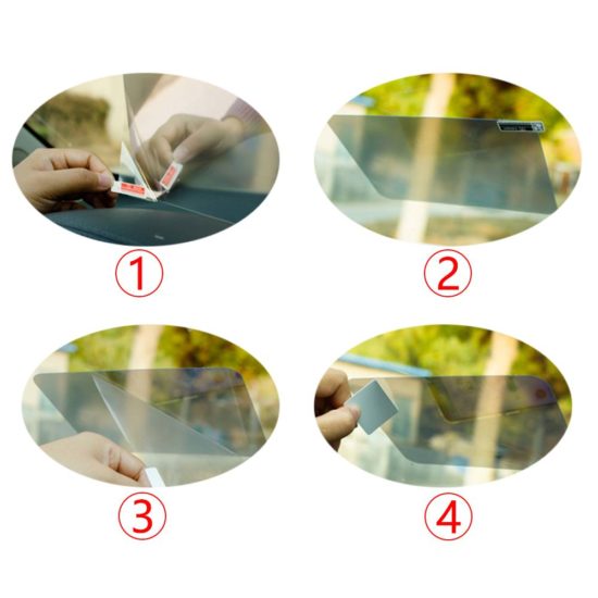Automotive Head-up Display Reflective Film Projection Universal Mobile Phone Navigation Projection Film 1PC - Image 3