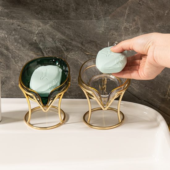 Light Luxury Toilet Soap Box Household Soap Dish Tray Bathroom Accessories - Image 2