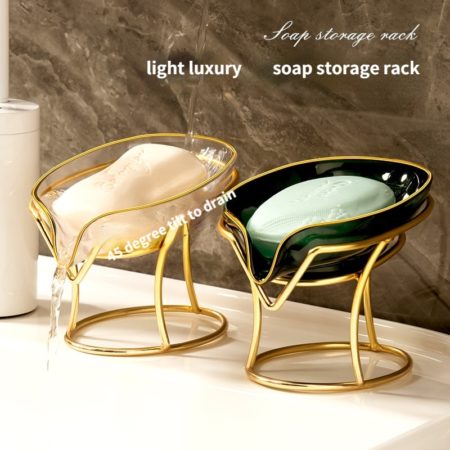 Light Luxury Toilet Soap Box Household Soap Dish Tray Bathroom Accessories