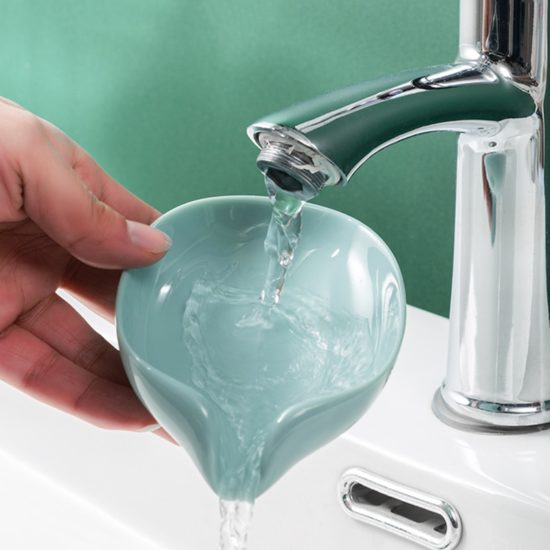 Bathroom Chinese Soap Dish Storage Box With Slippy water Holder For Toilet Kitchen Supplies 1pcs - Image 3