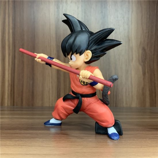 Anime Dragon Ball-Z Son Goku Kid Classic PVC Action Figure Goku Battle Model Toy 12cm - Image 2