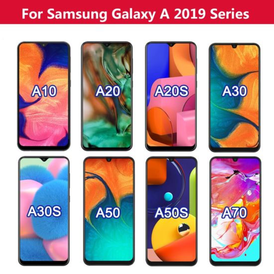 SAMSUNG GALAXY A10-A105-A20-A205-A20S-A207-A30-A305-A30S-A307-A50-A505-A70-A705 LCD Display Touch Screen