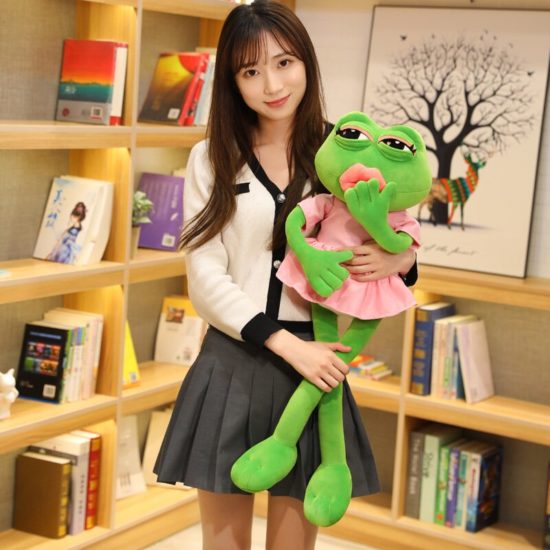 Sad Pepe Frog Plush 4chan Meme Toys Stuffed Animal Dolls Creative 50-90cm Cute Magic Expression Lovely Gift - Image 2