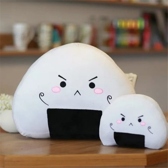 Mini Rice Ball Pillow Soft Japanese Sushi Cushion Stuffed Toy - Image 3