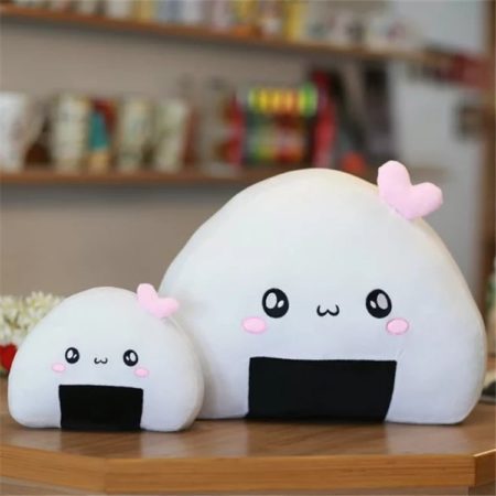 Mini Rice Ball Pillow Soft Japanese Sushi Cushion Stuffed Toy