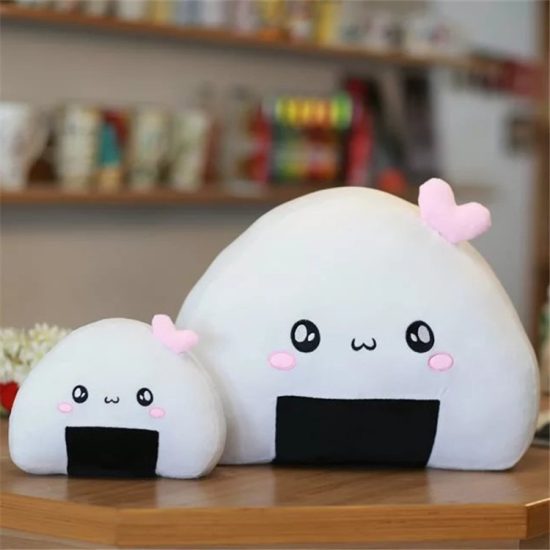Mini Rice Ball Pillow Soft Japanese Sushi Cushion Stuffed Toy