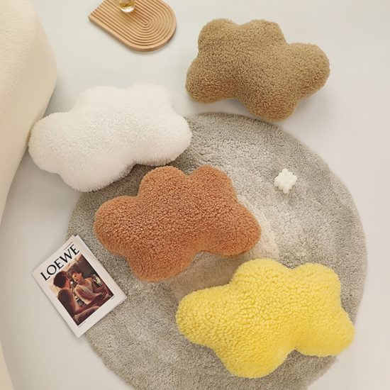 Cloud Plush Pillow 50CM Stuffed Cloud Shaped Super Soft Chair Room Decor Pillow Cushion Gift - Image 2