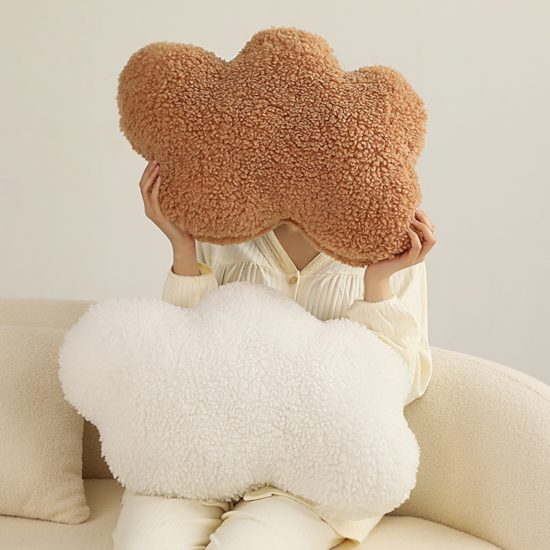 Cloud Plush Pillow 50CM Stuffed Cloud Shaped Super Soft Chair Room Decor Pillow Cushion Gift - Image 3