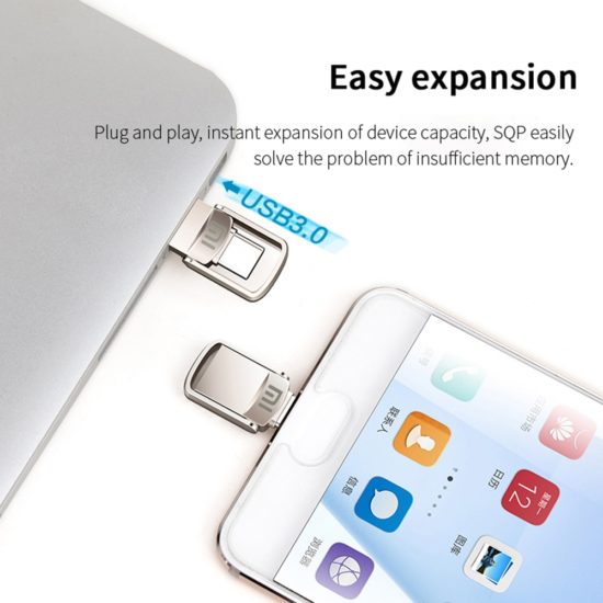 U Disk Type-C USB 3.1 2TB-128GB Interface Mobile Phone Computer Mutual Transmission Portable USB Memory Xiaomi - Image 3